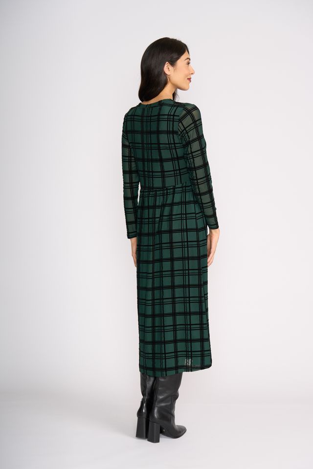 Flock Yeah Dress in Bottle Check - FO8533 | Foil