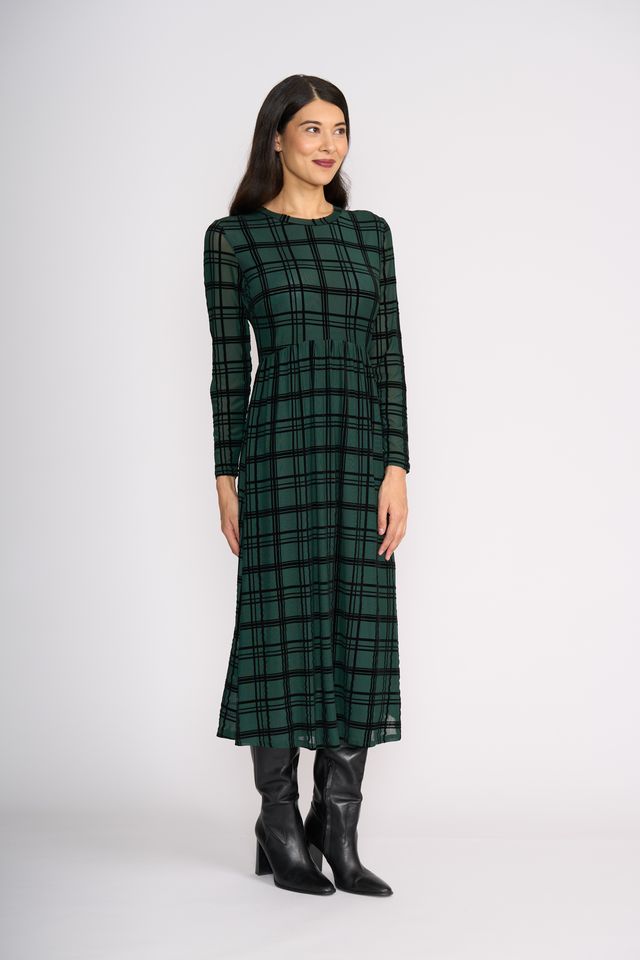 Flock Yeah Dress in Bottle Check - FO8533 | Foil