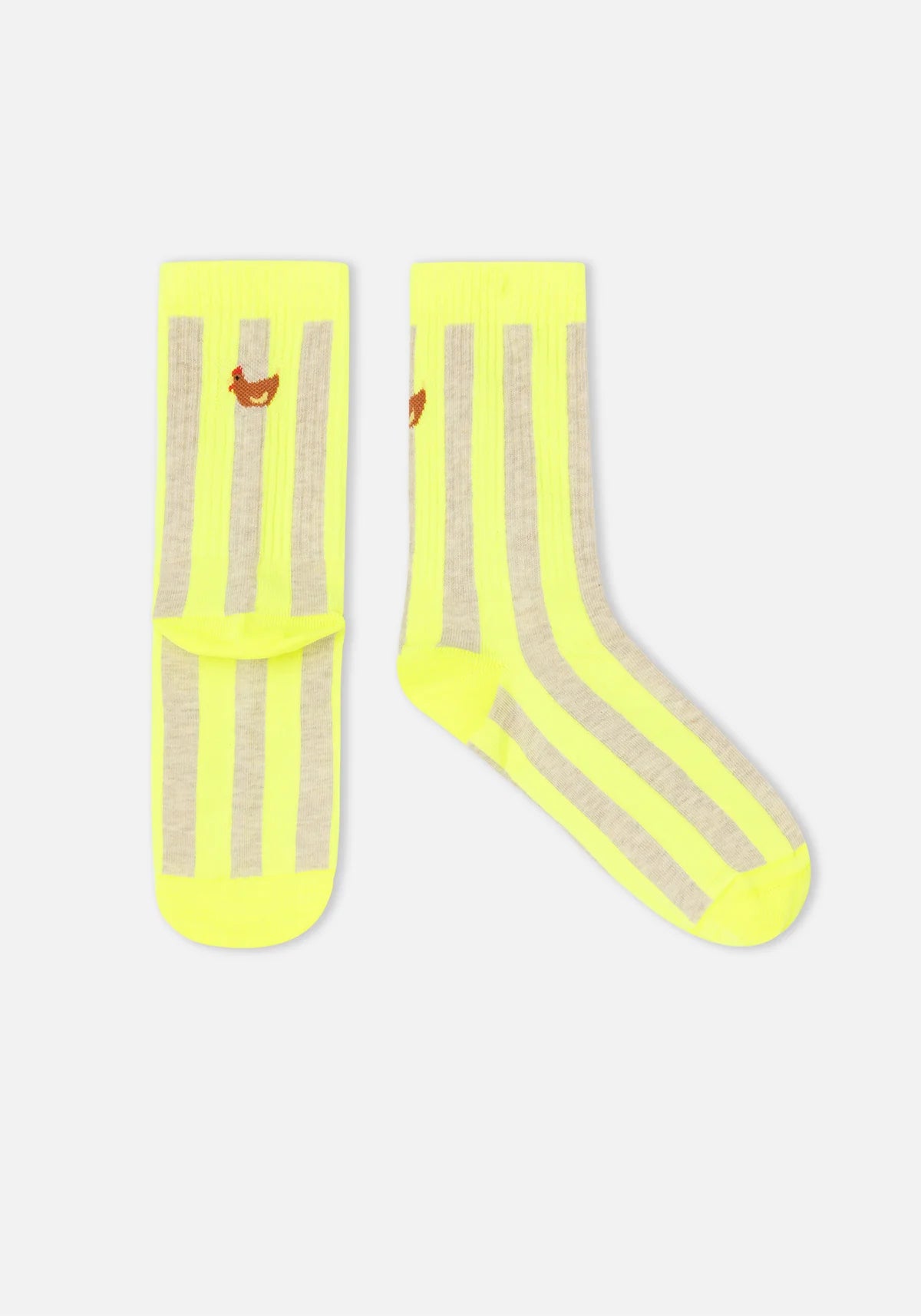 Hen Socks - Neon Yellow | Dr.Bloom