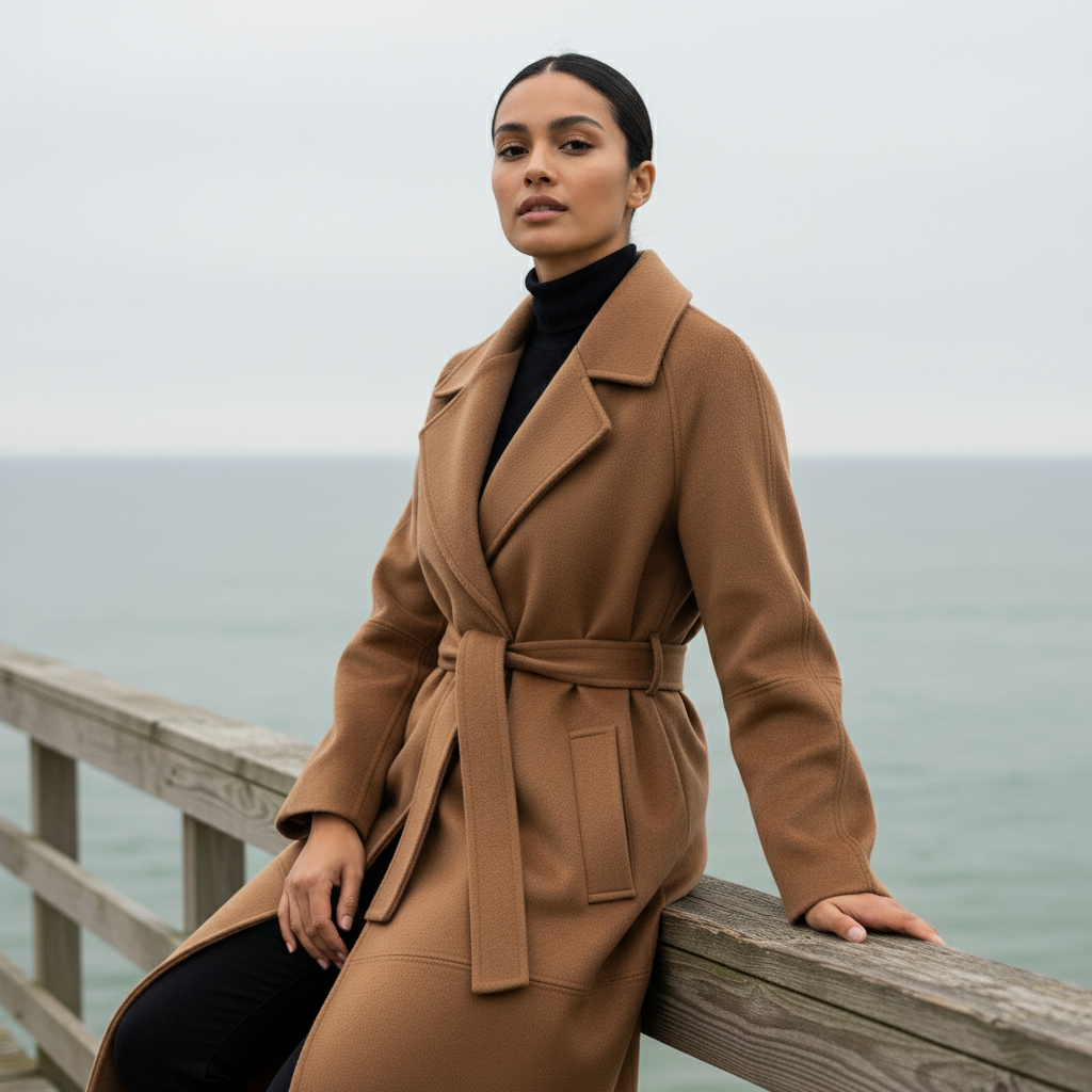 Faux - Sure Suede Biscuit Trench | Foil FO8060-BIS