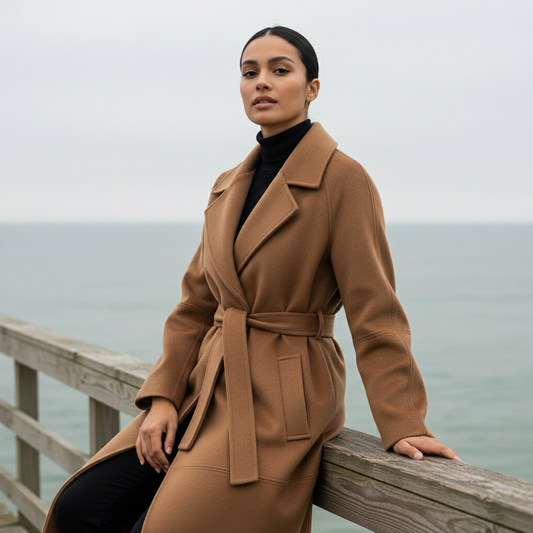 Faux - Sure Suede Biscuit Trench | Foil FO8060-BIS