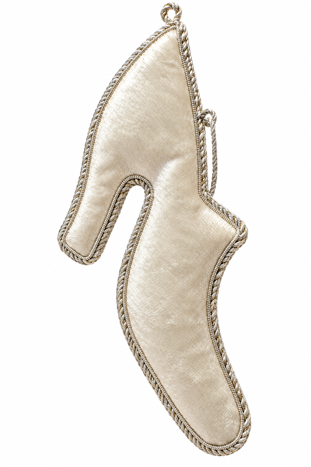 Ivory Crystal & Pearl High Heel Shoe Hanging Decoration – Tinker Tailor London