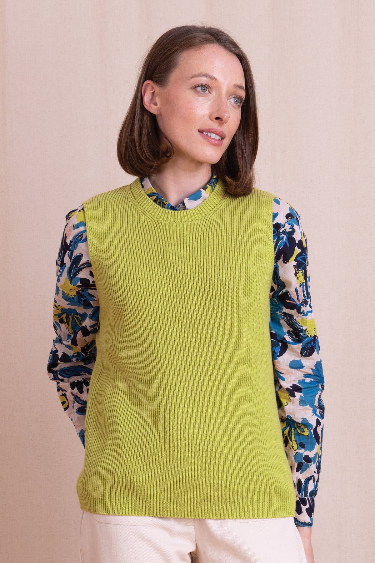 Citrus Organic Cotton Knitted Vest | Nomads KO7097CTS