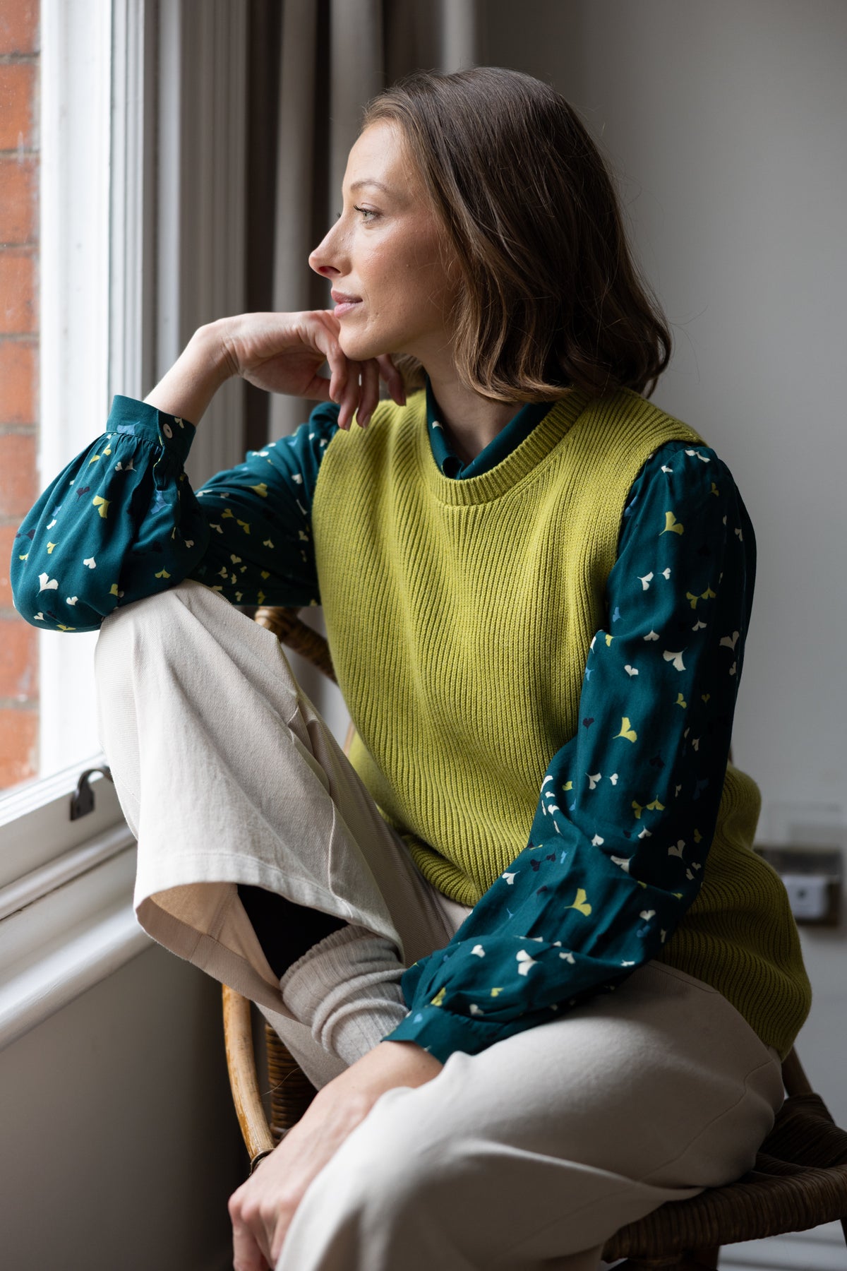 Citrus Organic Cotton Knitted Vest | Nomads KO7097CTS