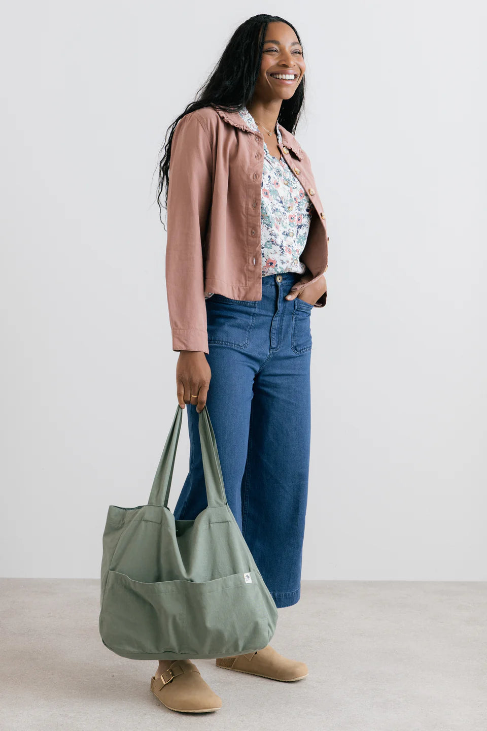 Rebecca Ruffle Collar Jacket Soft Pink | Lily & Me LM26117