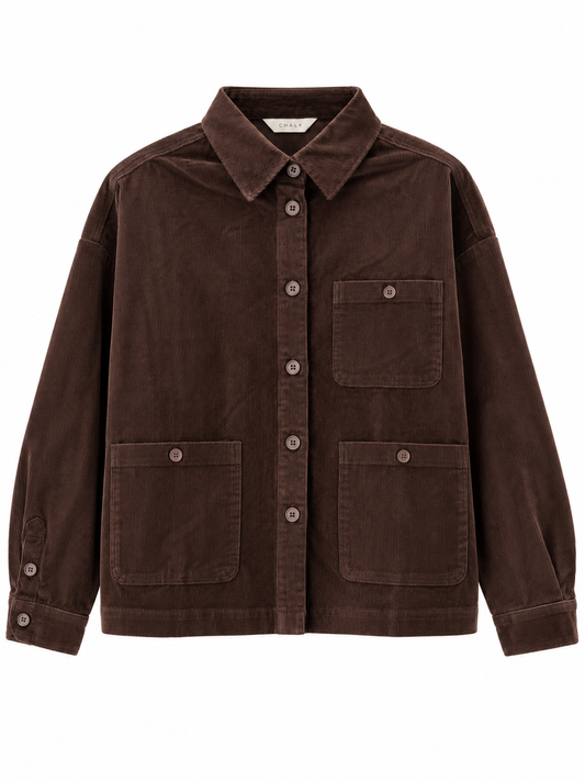 Lennie Jacket – Warm Chocolate | Chalk