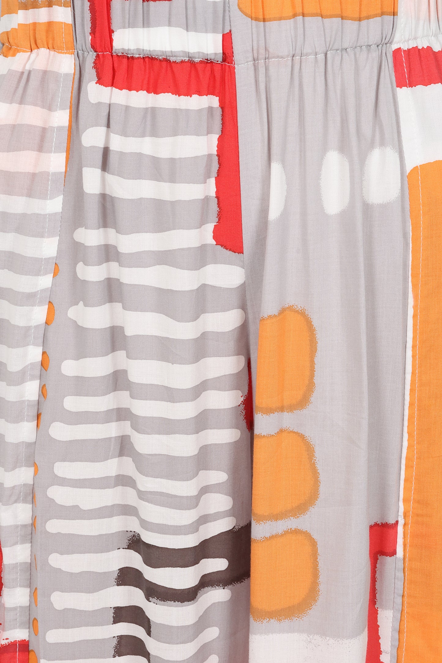 Geometric Print Wide Leg Trousers | Tara Vao Malika 4016