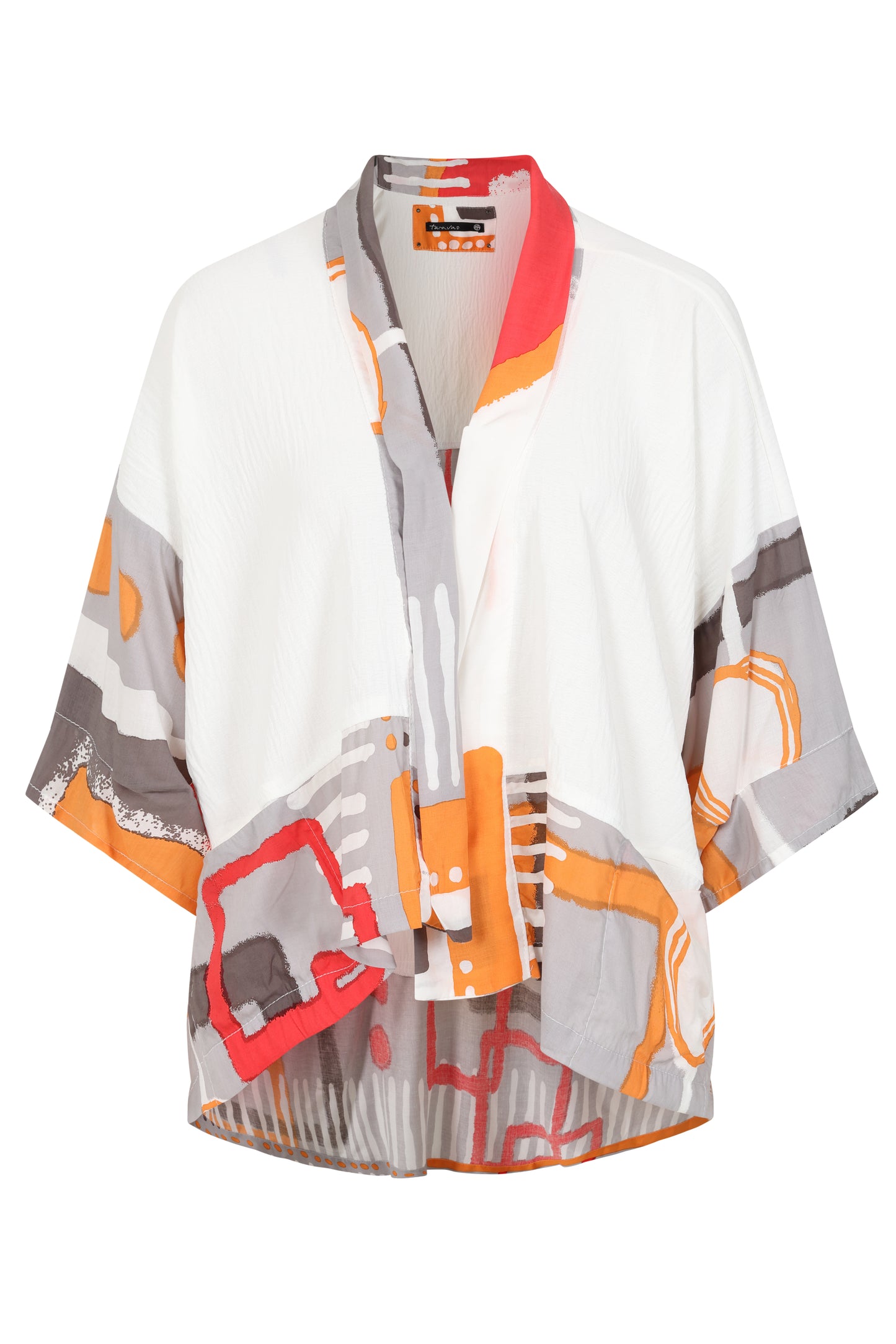 Geometric Print Wide Leg Trousers | Tara Vao Malika 4016