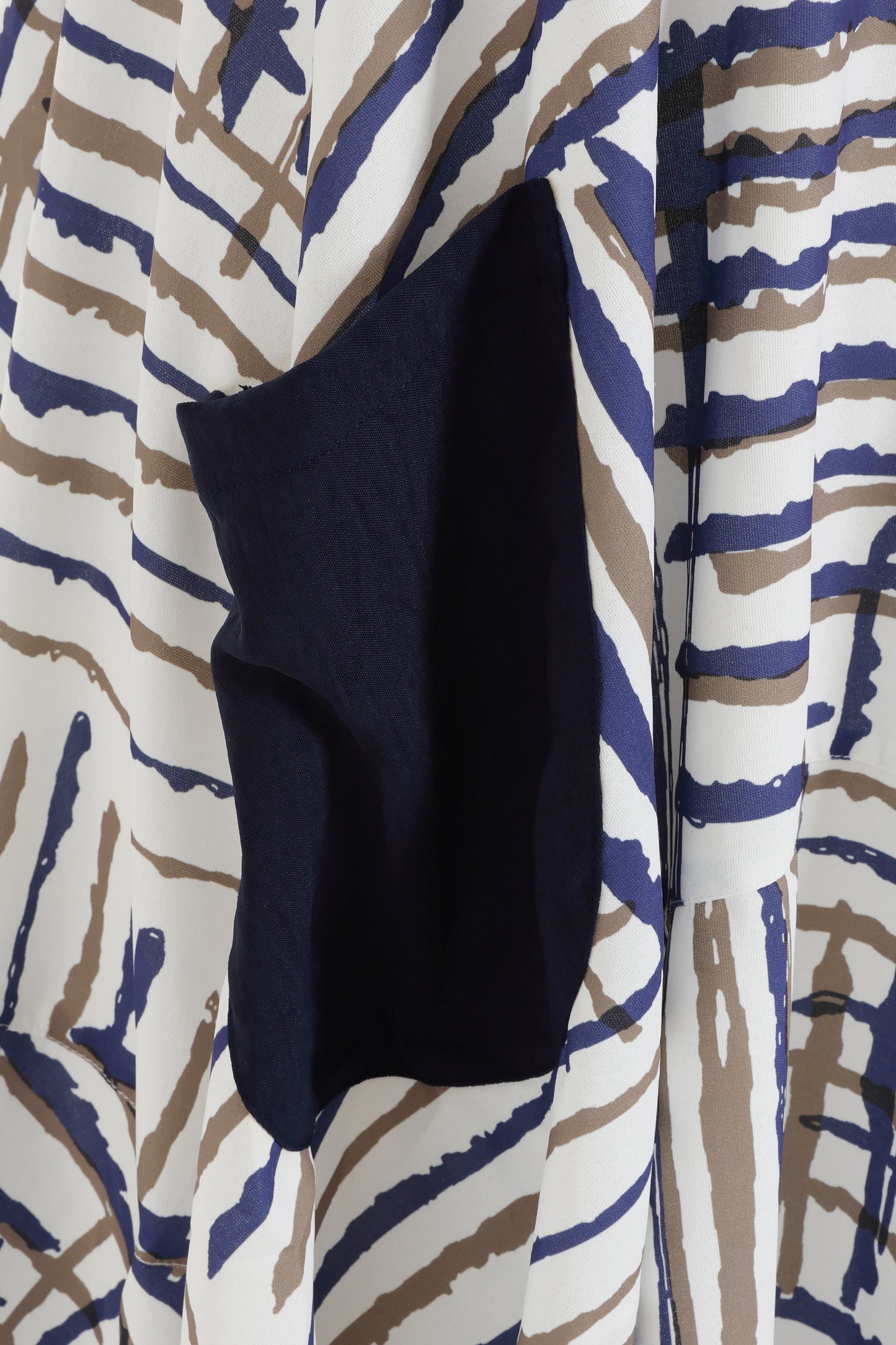 Navy/White Sleeveless Dress | Tara Vao Masha