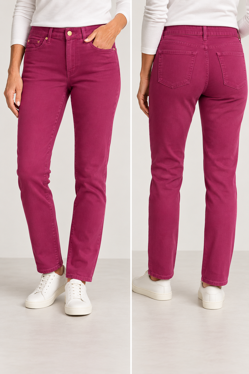 7 For All Mankind Skinny Jeans | Merlot