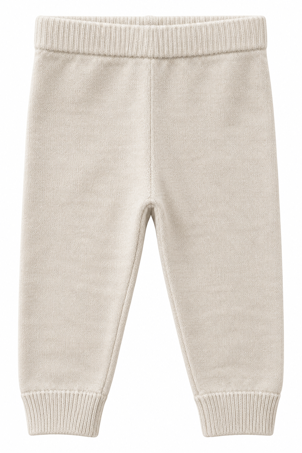 Mini Chalk Bunny Knitted Two-Piece Set – Beige