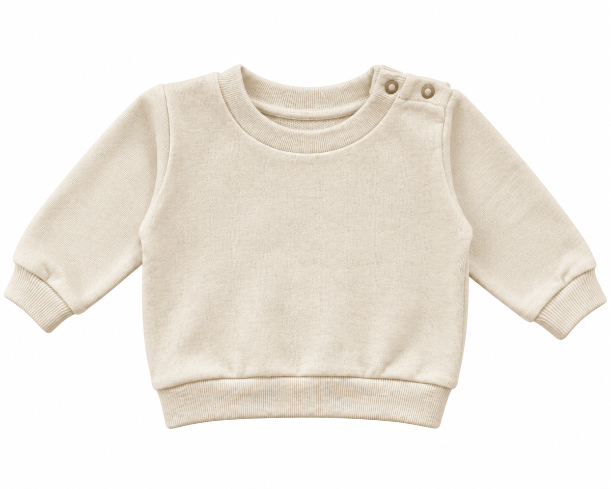 Mini Chalk Chick Two-Piece Baby Set – Cream