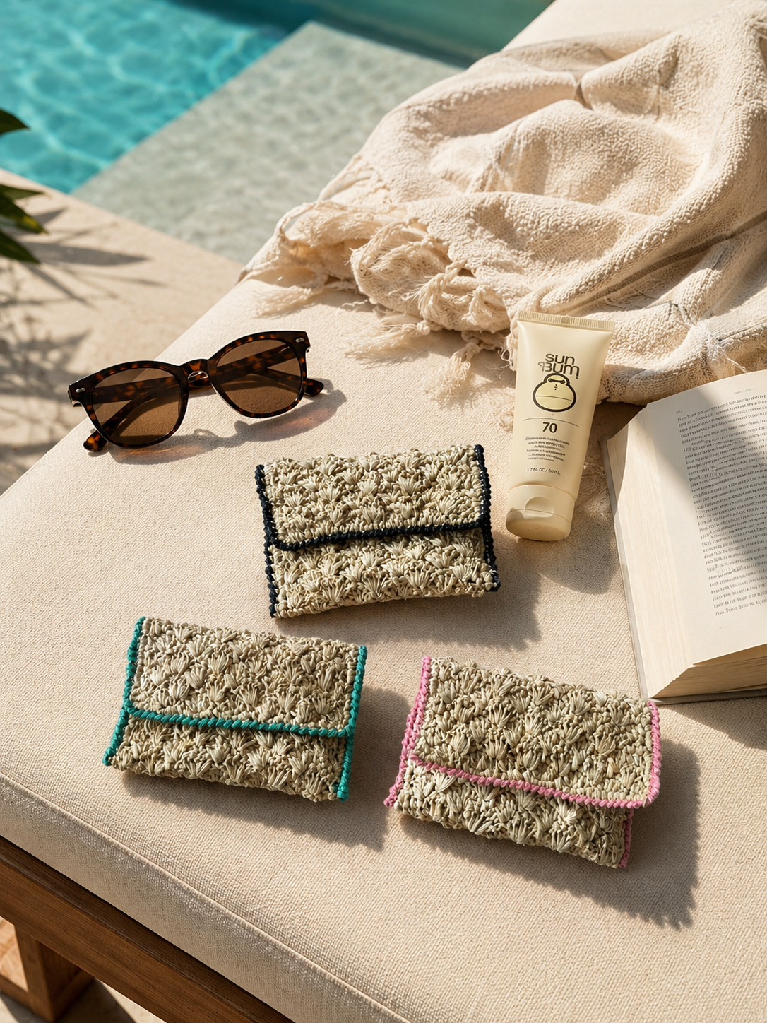 Mini Raffia Pouches | Zanatany Concepts