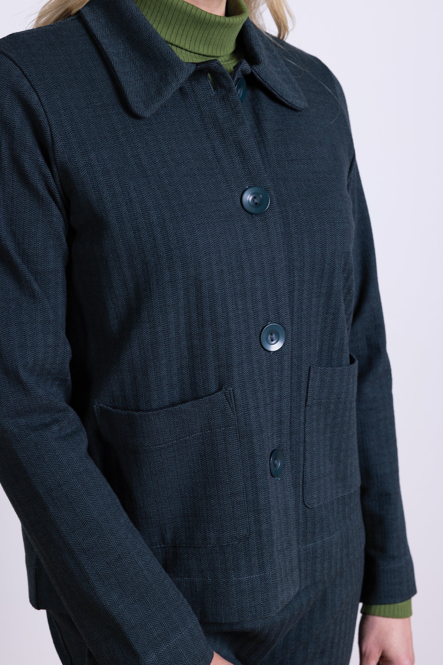 Organic Cotton Jersey Jacket - Midnight | Nomads