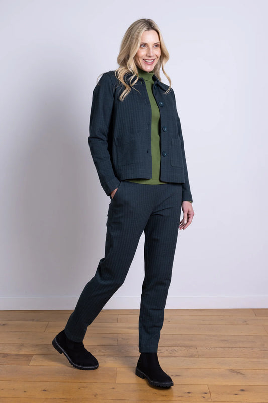 Organic Cotton Jersey Jacket - Midnight | Nomads