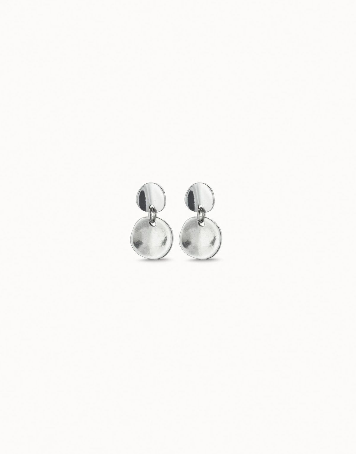 UNOde50 Circle Drop Earrings – Sterling Silver | PEN0055