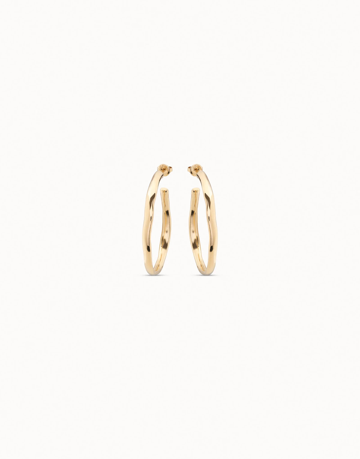 UNOde50 Open Hoop Earrings – Gold | PEN0419