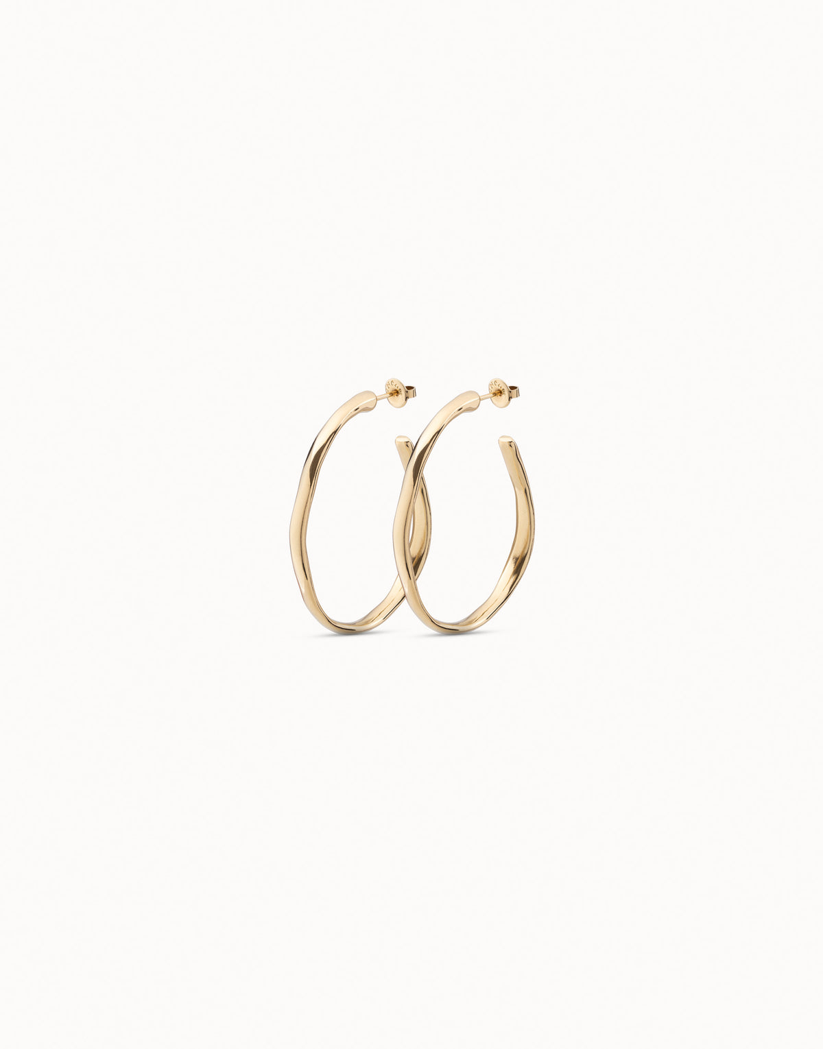 UNOde50 Open Hoop Earrings – Gold | PEN0419