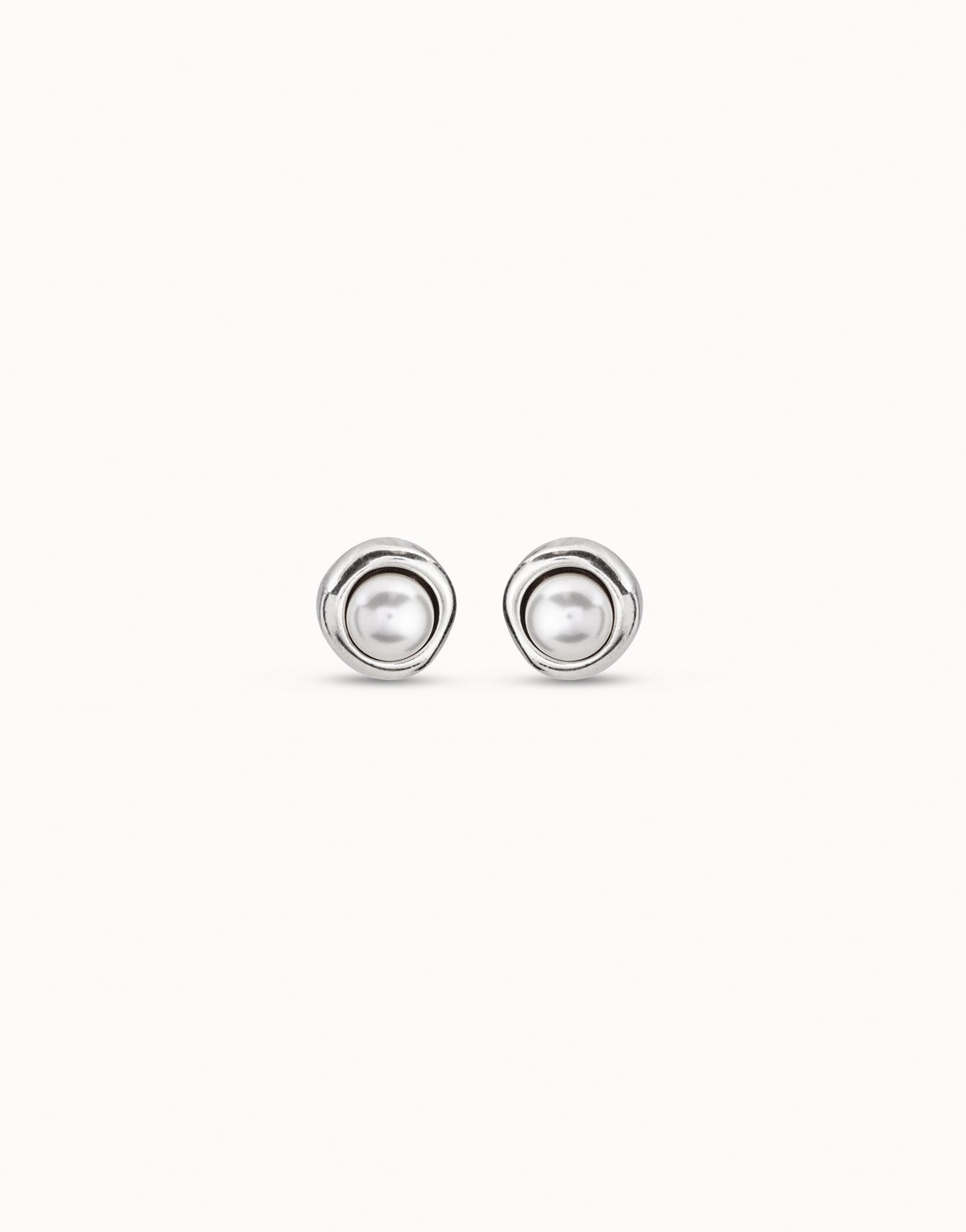 UNOde50 Pearl Stud Earrings – Silver | PEN0461