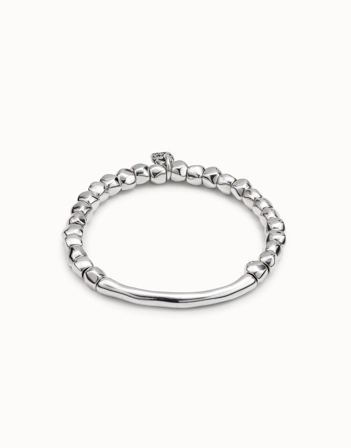 UNOde50 Beaded Stretch Bracelet with Tubular Piece – PUL1208