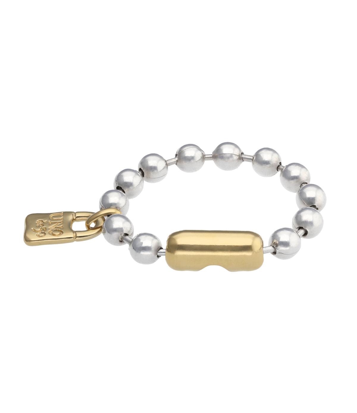 UNOde50 Beaded Bracelet with Padlock – PUL1215