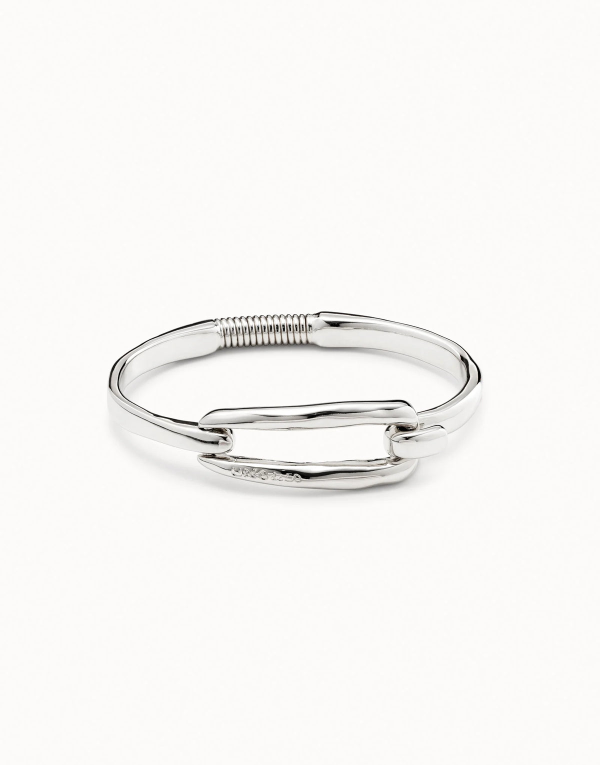 UNOde50 Silver Bangle Bracelet with Buckle – PUL1721