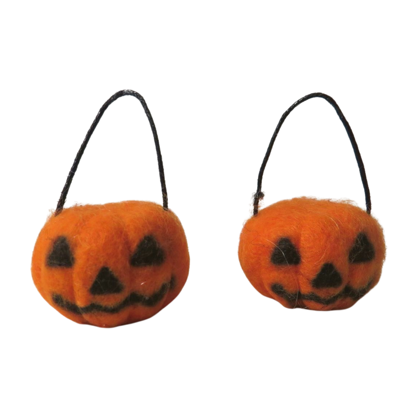 4cm Felt Pumpkin Tree Decoration | Giftware Trading