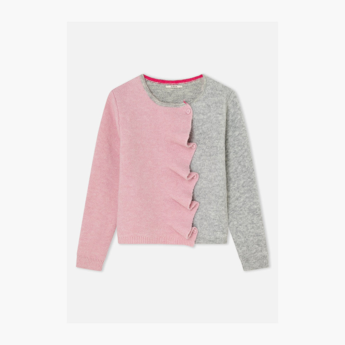 Giggle Jumper - Pink & Grey | Dr.Bloom
