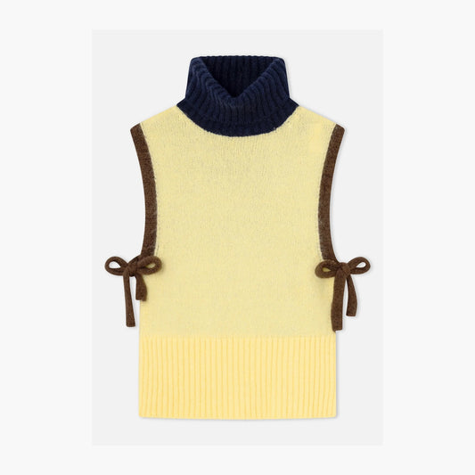 Yellow Knitted Vest - Chaleco Clue | Dr.Bloom