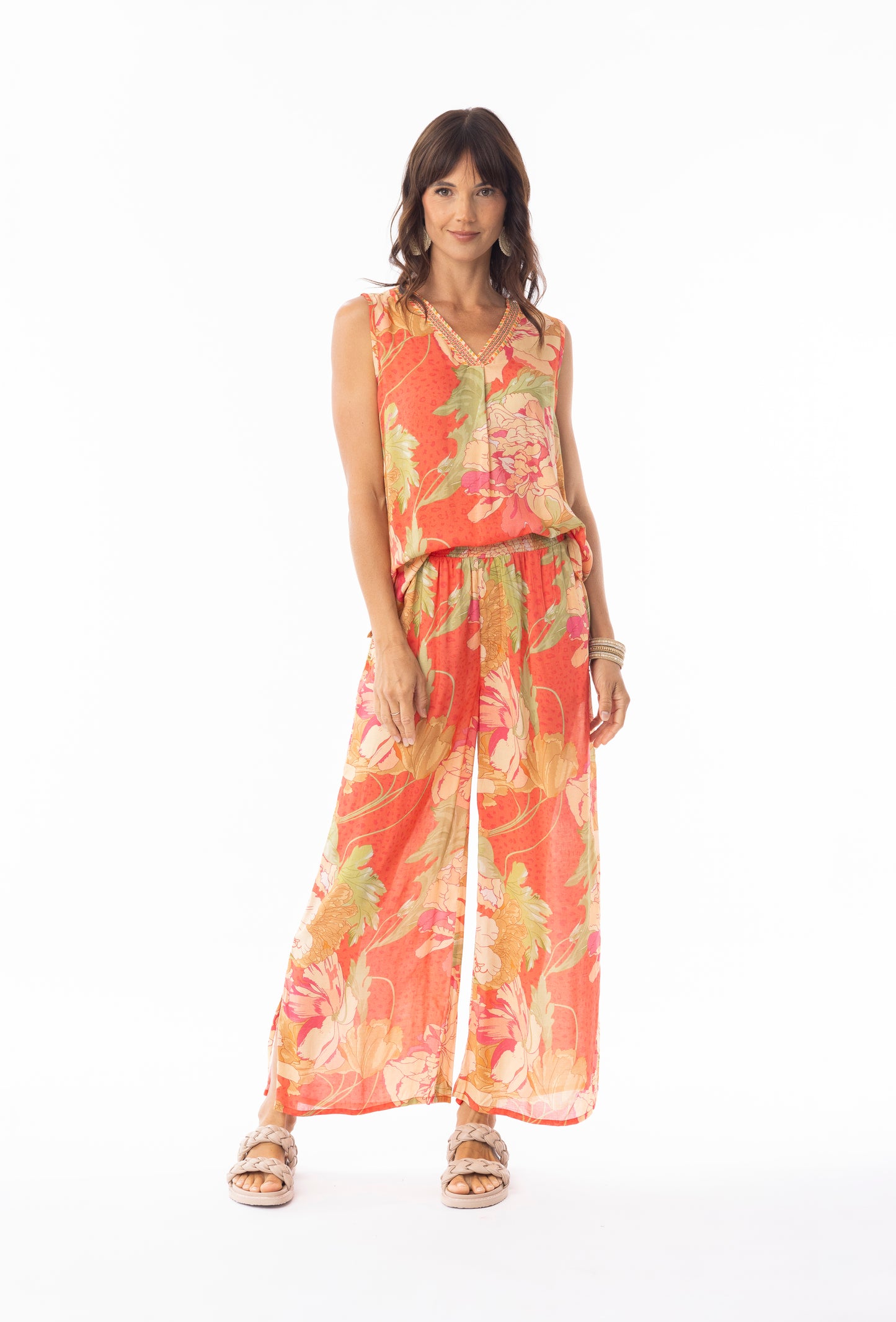 Rosa Print Cami Top | Escape