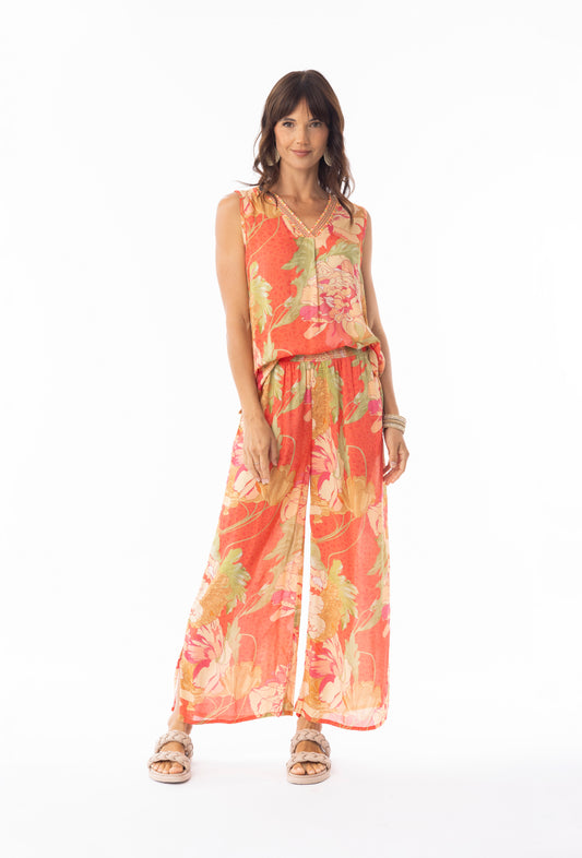 Rosa Print Cami Top | Escape
