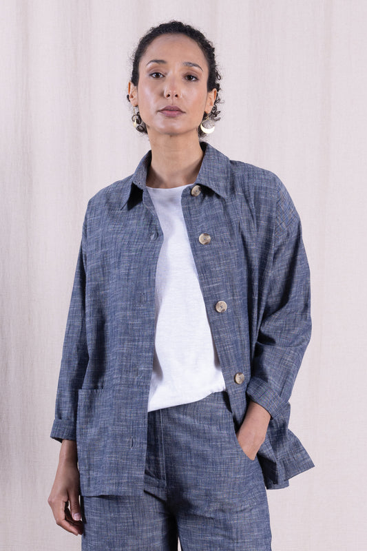 Chambray Shirt Jackiet | Nomads CC6039CBY