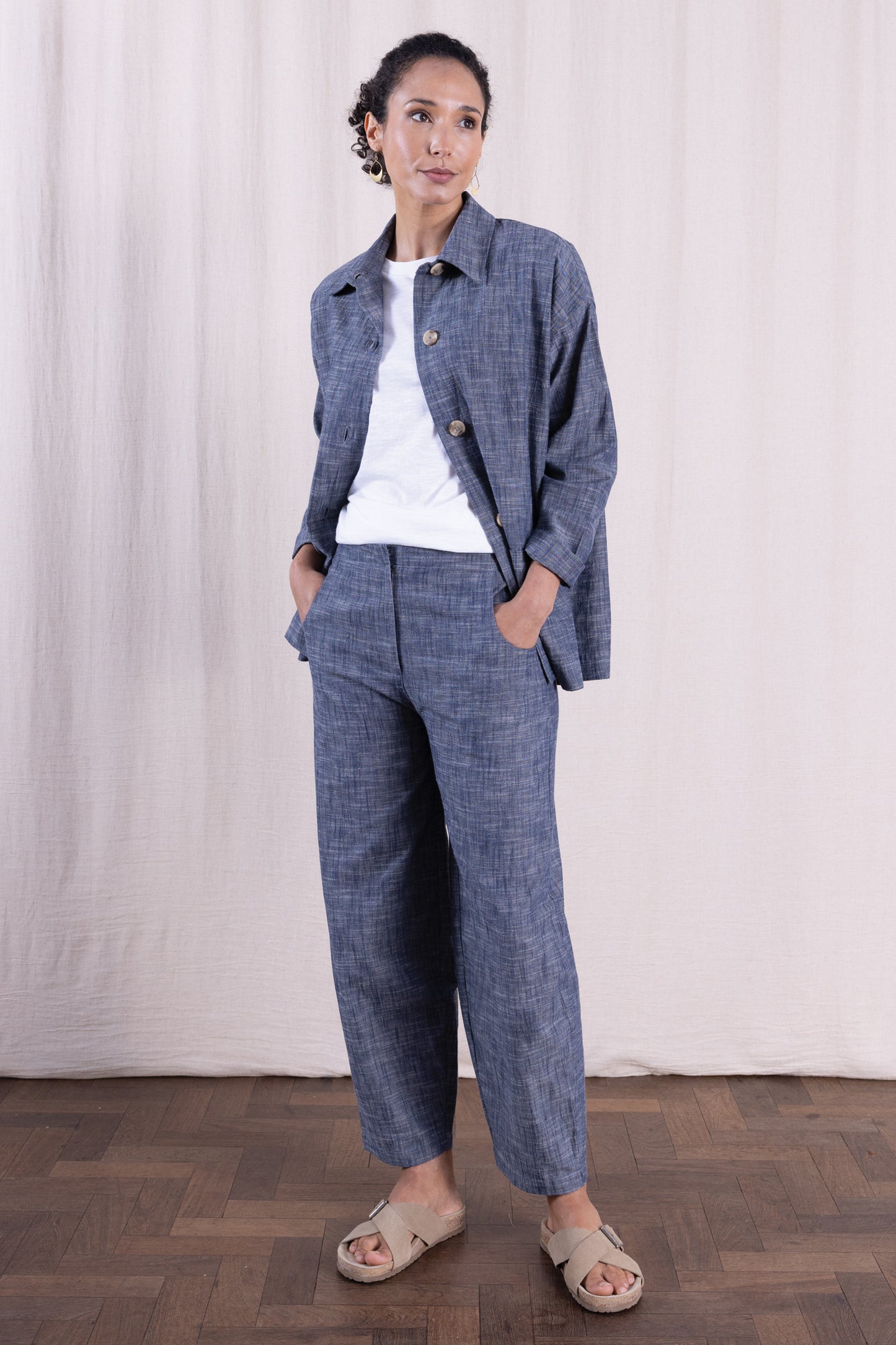 Chambray Shirt Jackiet | Nomads CC6039CBY