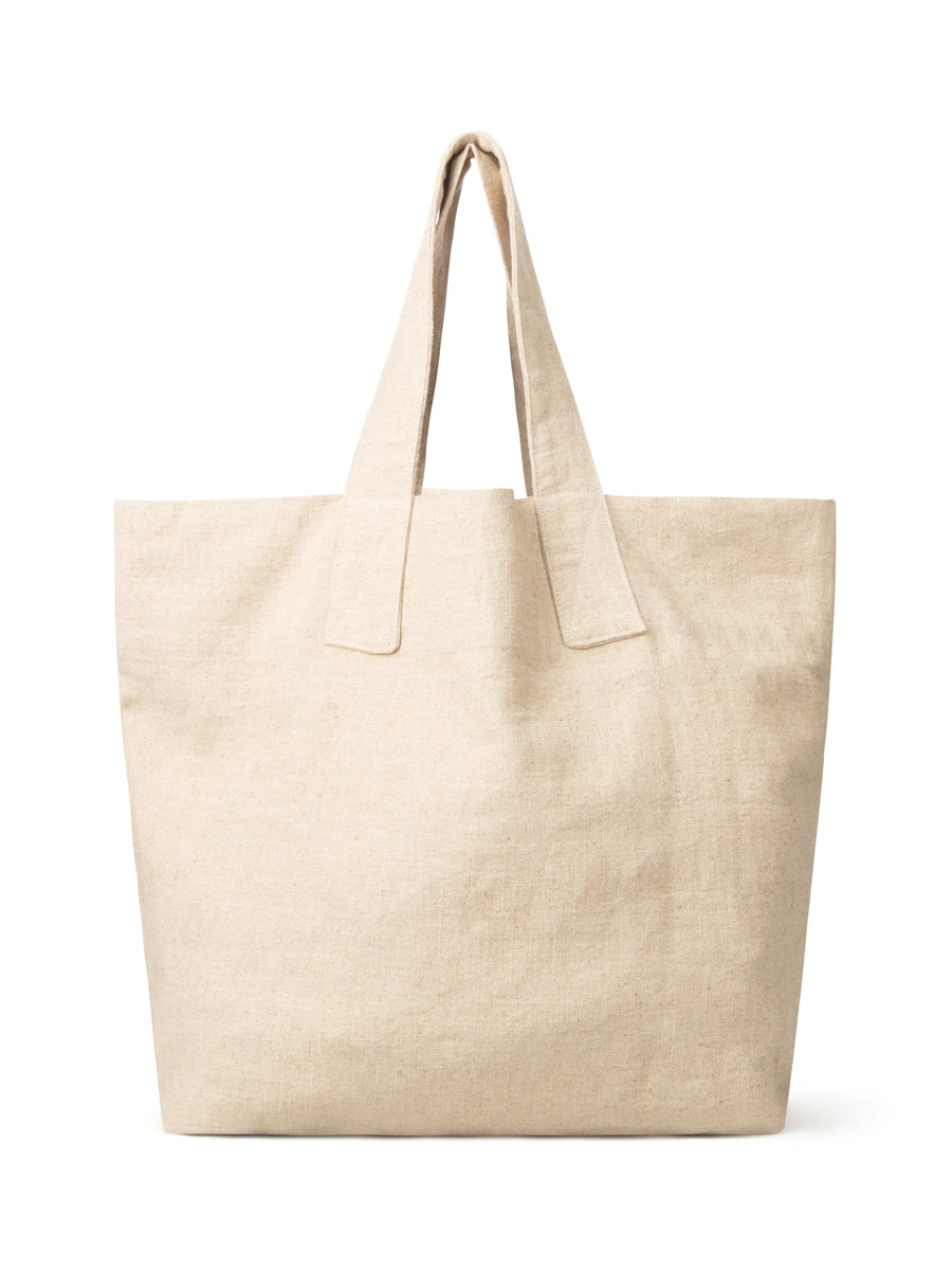 Natural Tote Bag with Black Star - Sammy from Chalk