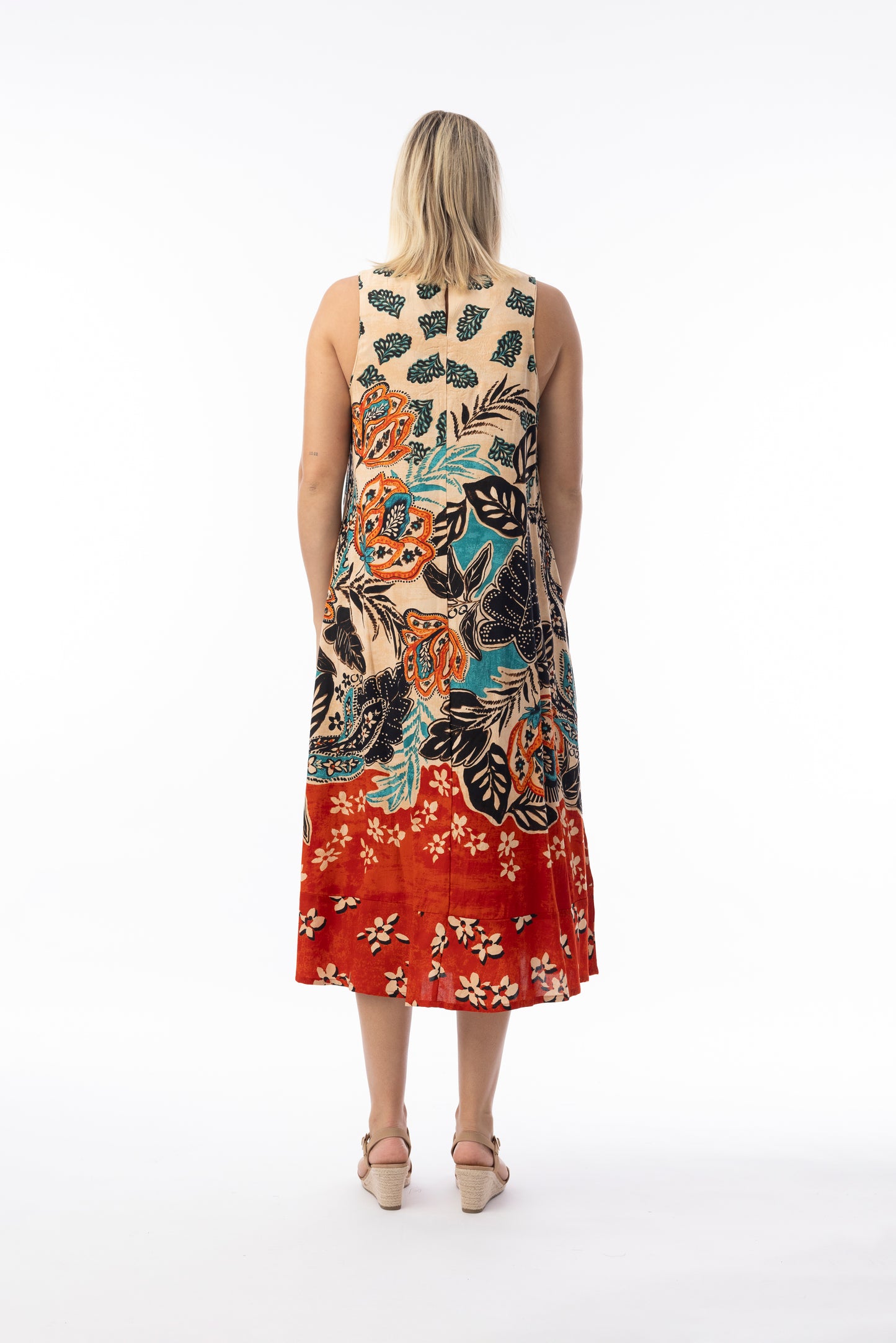 Saventa Midi Dress | Orientique 71585