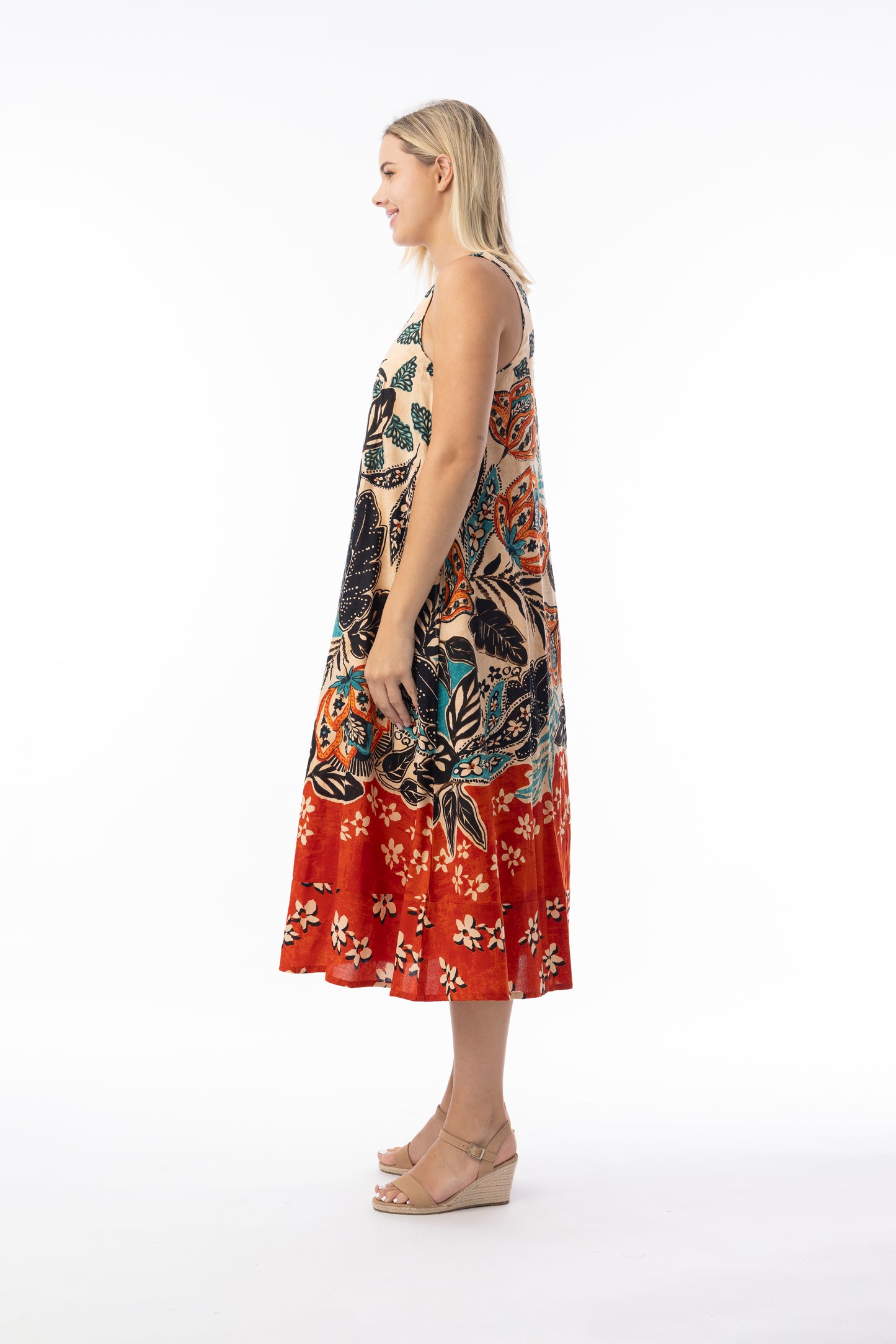 Saventa Midi Dress | Orientique 71585
