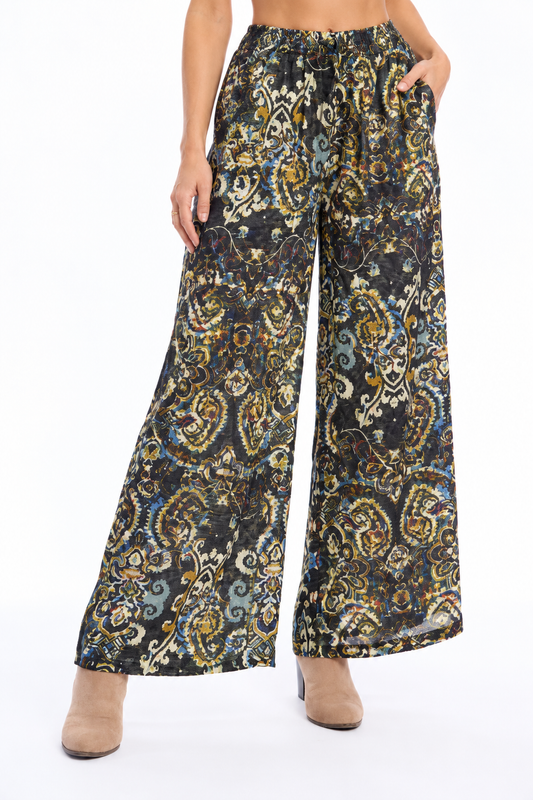 Valetta Wide Leg Trousers | Escape 4674