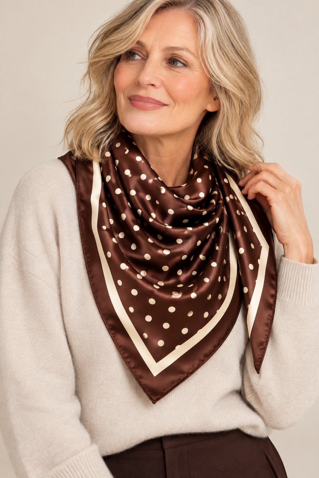 Wren Scarf – Brown | Chalk