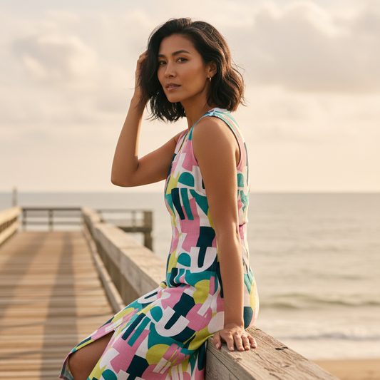 You Little Zipper Dress Spectrum | Foil FO8294