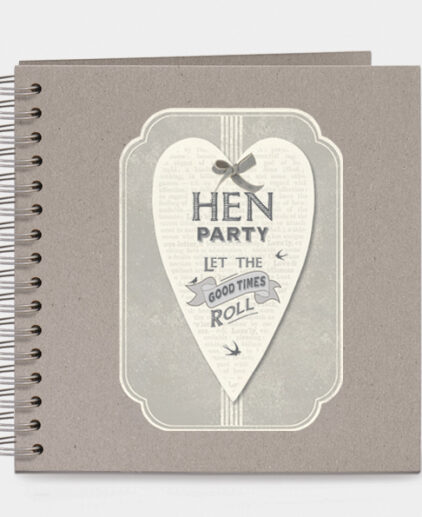 Guest / memory book for a hen party