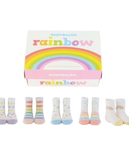Rainbow odd socks set